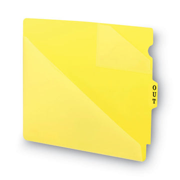Smead® End Tab Poly Out Guides, Two-pocket Style, 1-3-cut End Tab, Out, 8.5 X 11, Yellow, 50-box freeshipping - TVN Wholesale
